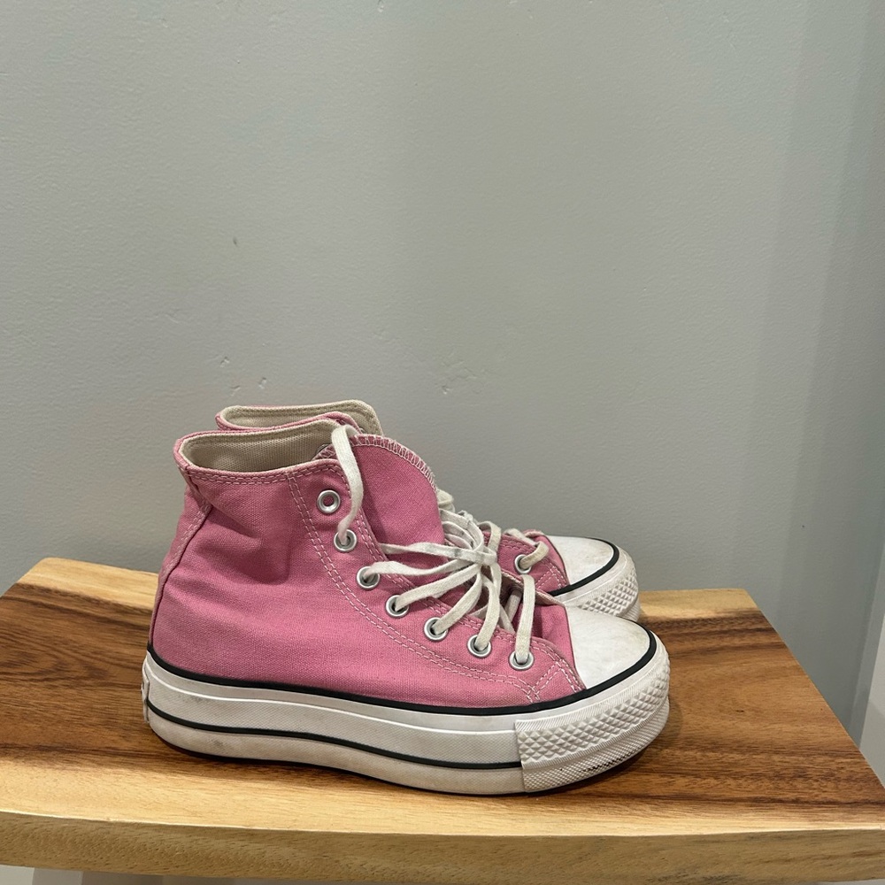 Converse Pink High-Top Sneakers